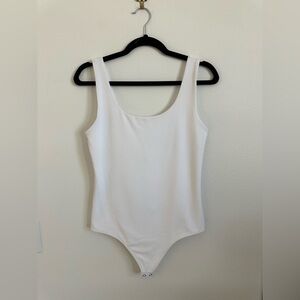Express White Body Contour Bodysuit